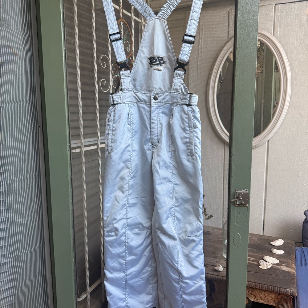Silver  Snow Bib Overalls